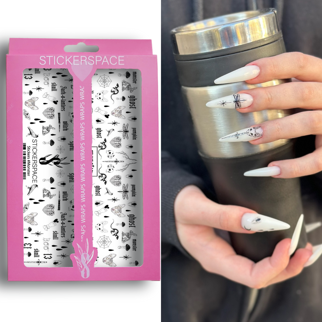 Nail stickers "Monster"