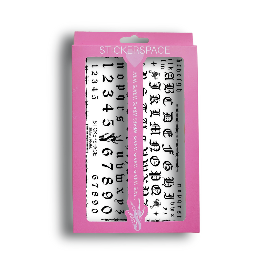 Nail stickers "Gothic"