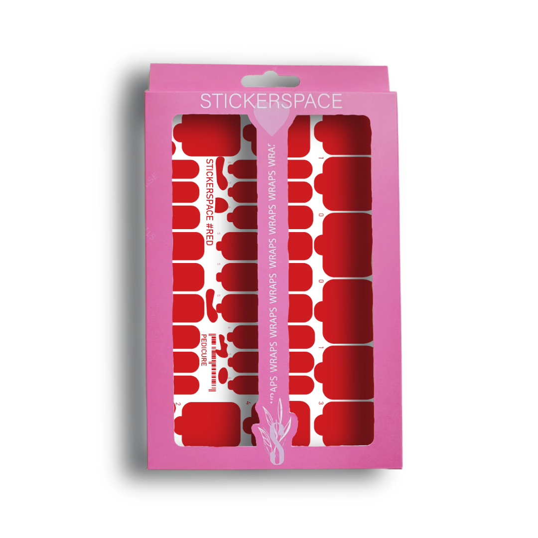 Плівки для нігтів "Red"
