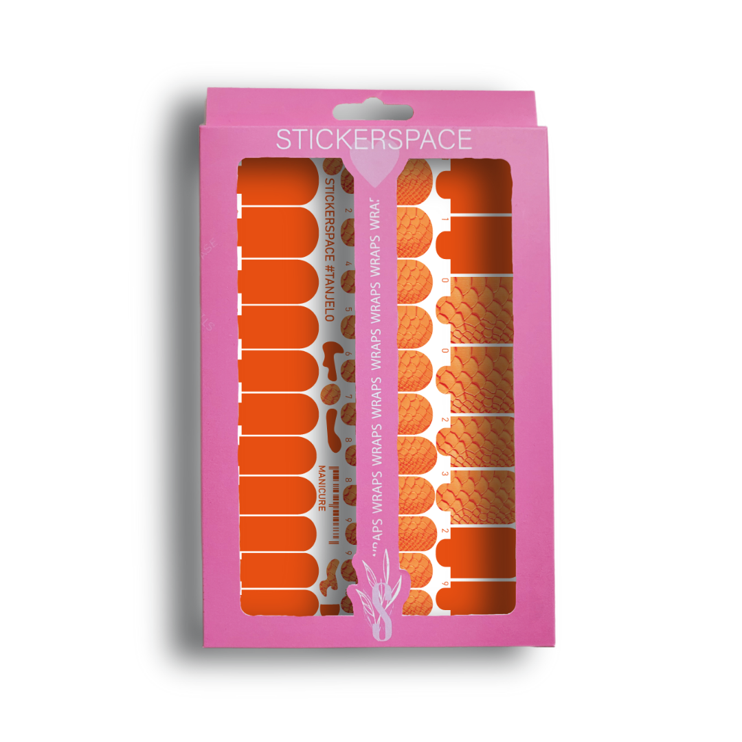 Nail wrap "Tangelo"