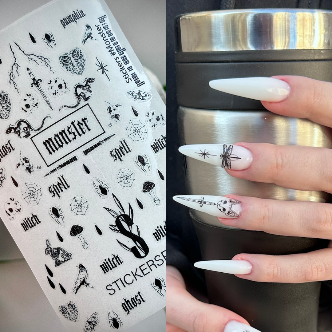 Nail stickers "Monster"