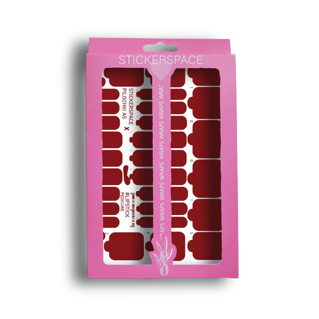 Плівки педикюр "Lipstick"