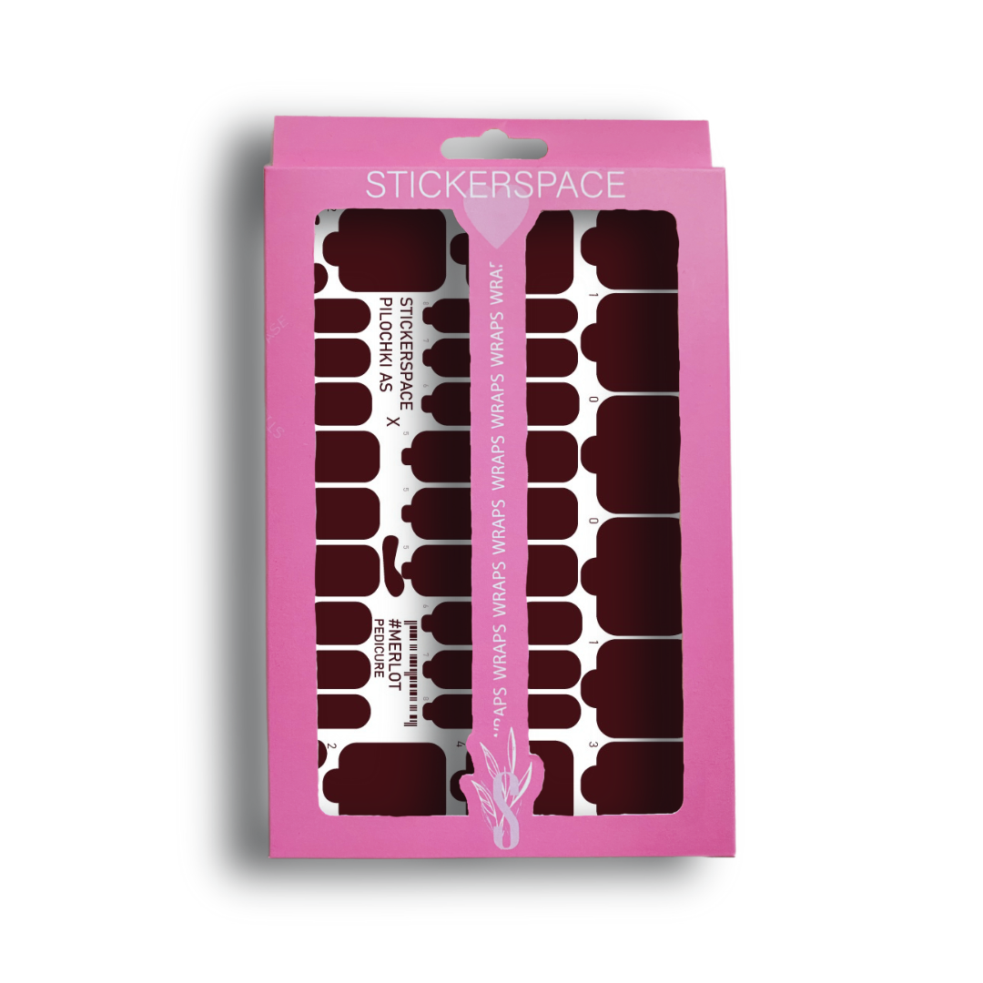 Плівки педикюр "Merlot"