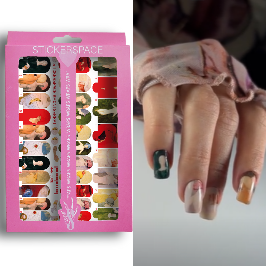 Manicure nail wrap "Montserrat"