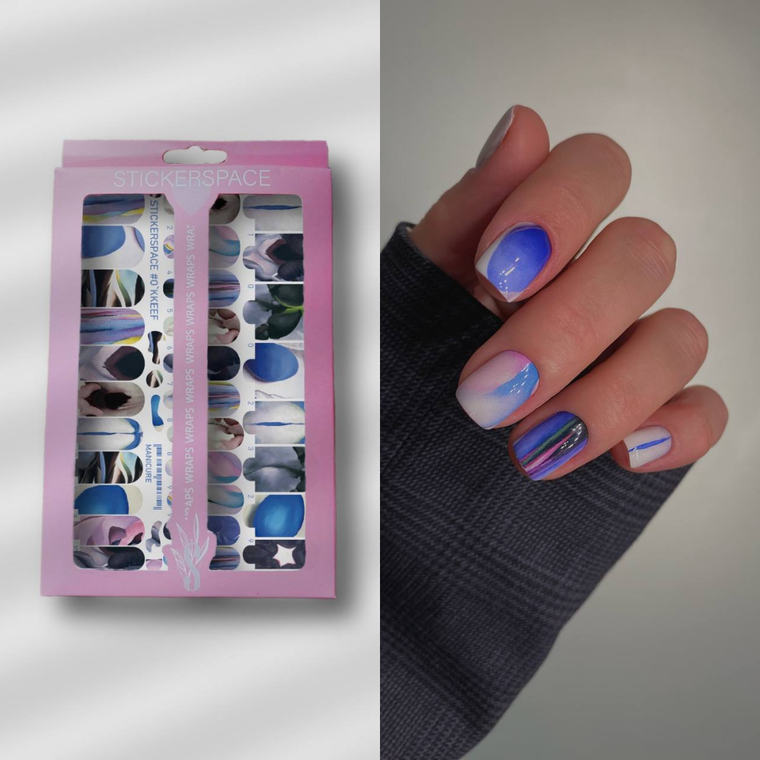 Nail wrap "O`Keeffe"