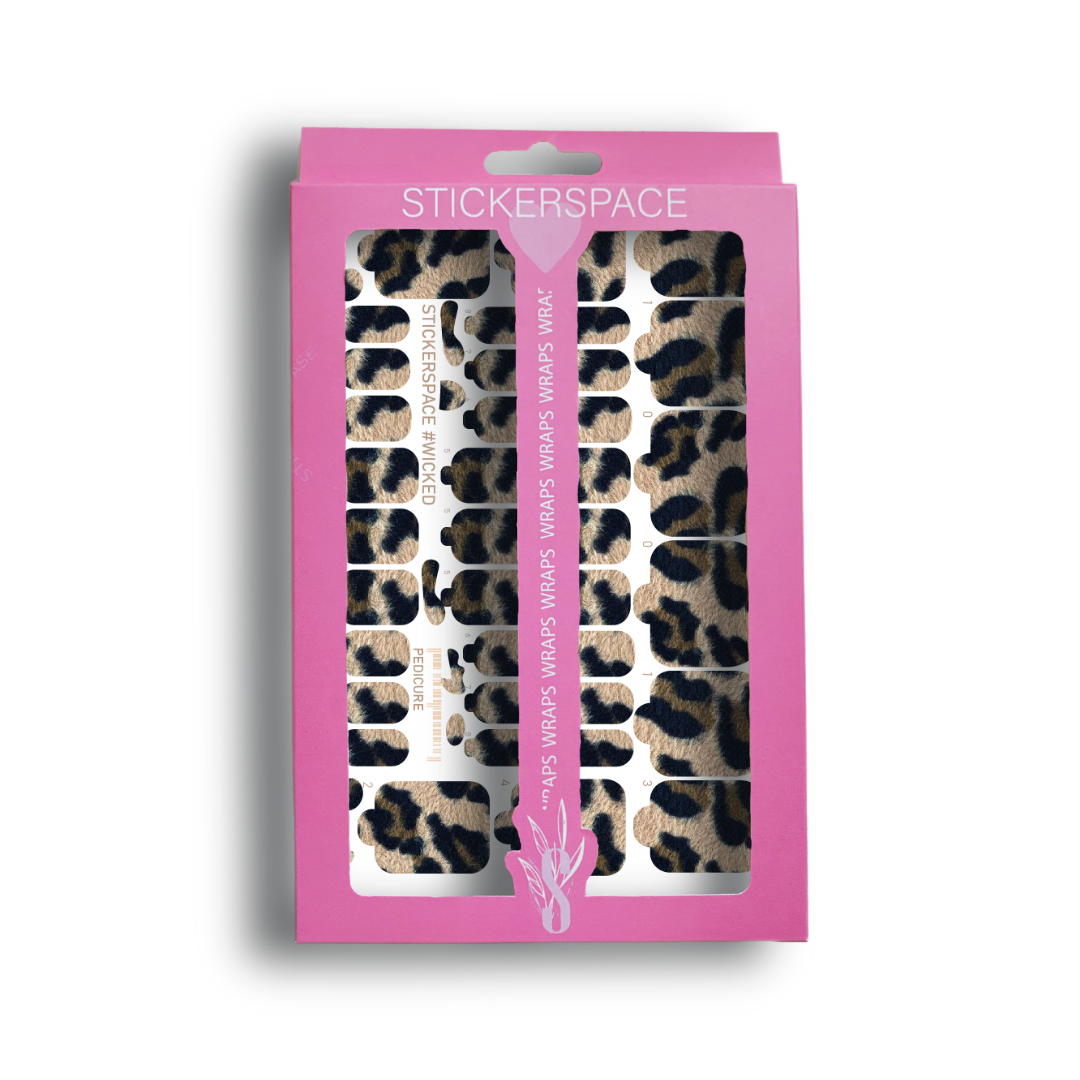 Nail pedicure wrap "Wicked"