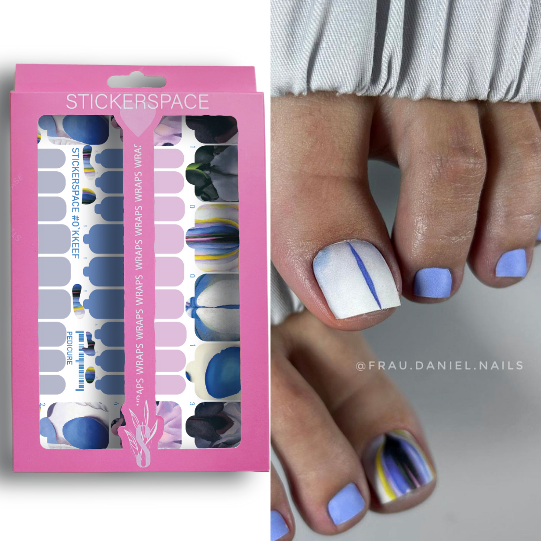 Nail wrap "O`Keeffe"