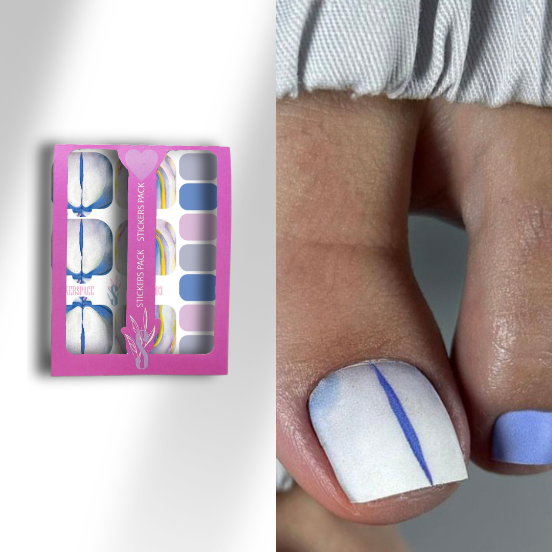 Pedicure nail wrap refills D-00003