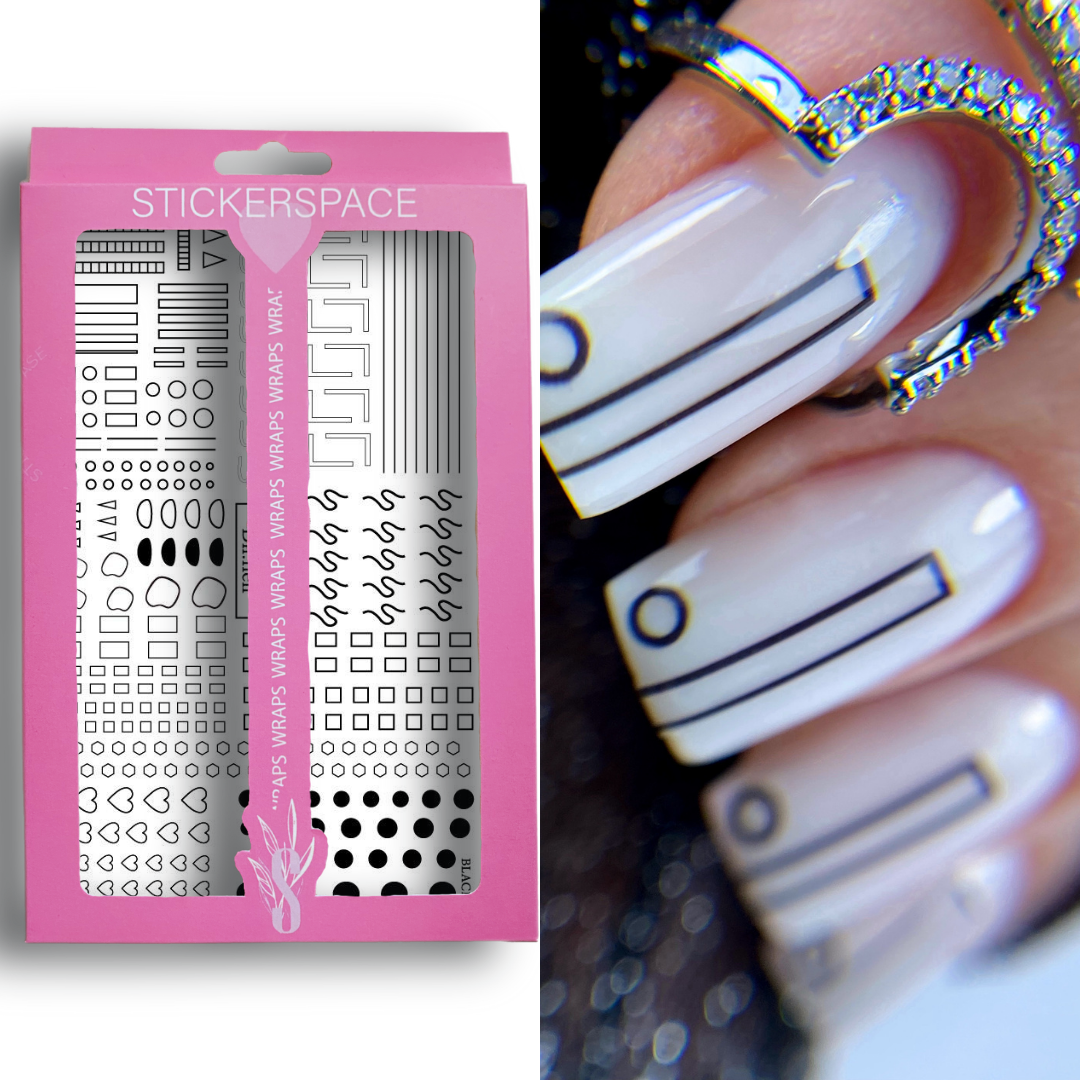 Стікери для нігтів "Black"