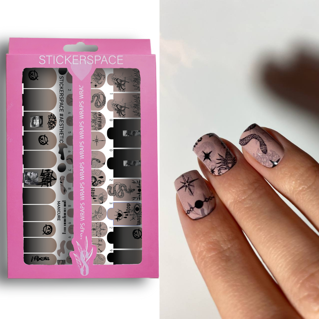 Manicure nail wrap "Aesthetics"