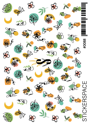 Слайдери для нігтів - 0088