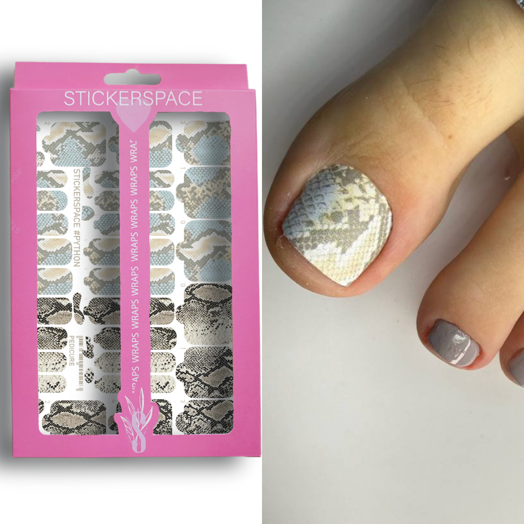 Плівки на нігті "Python"