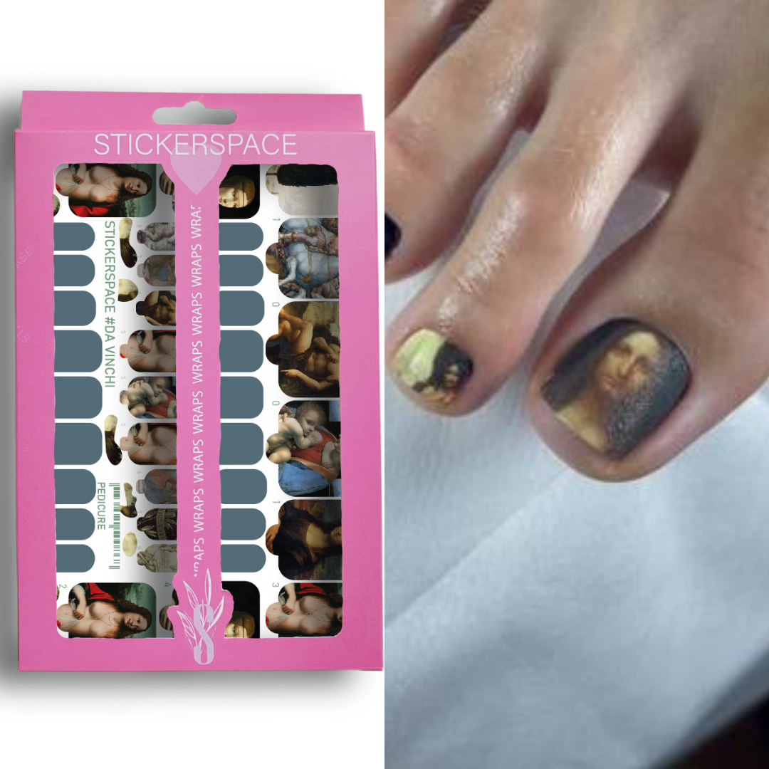 Nail wrap "Leonardo da Vinci"