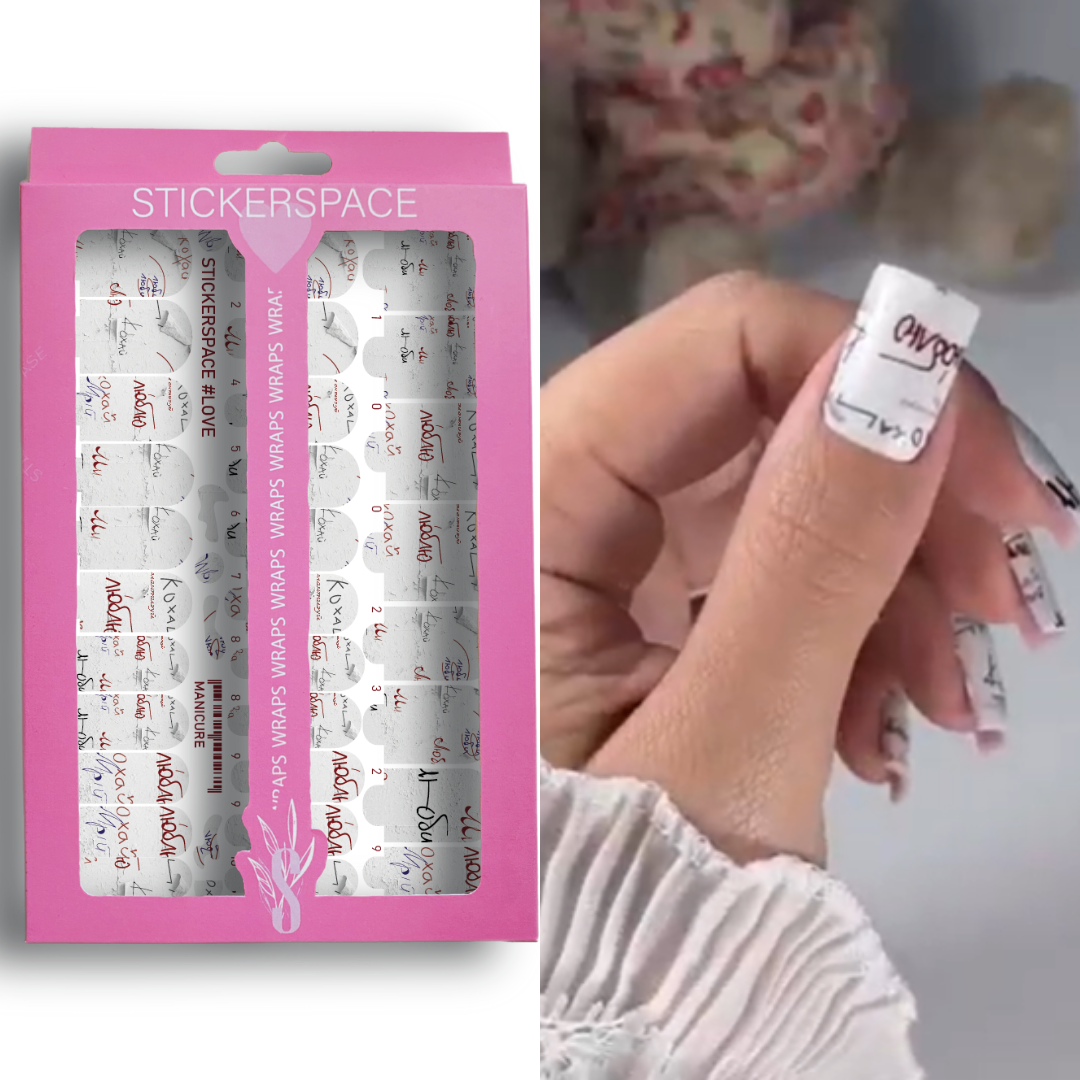 Nail wrap "Love"