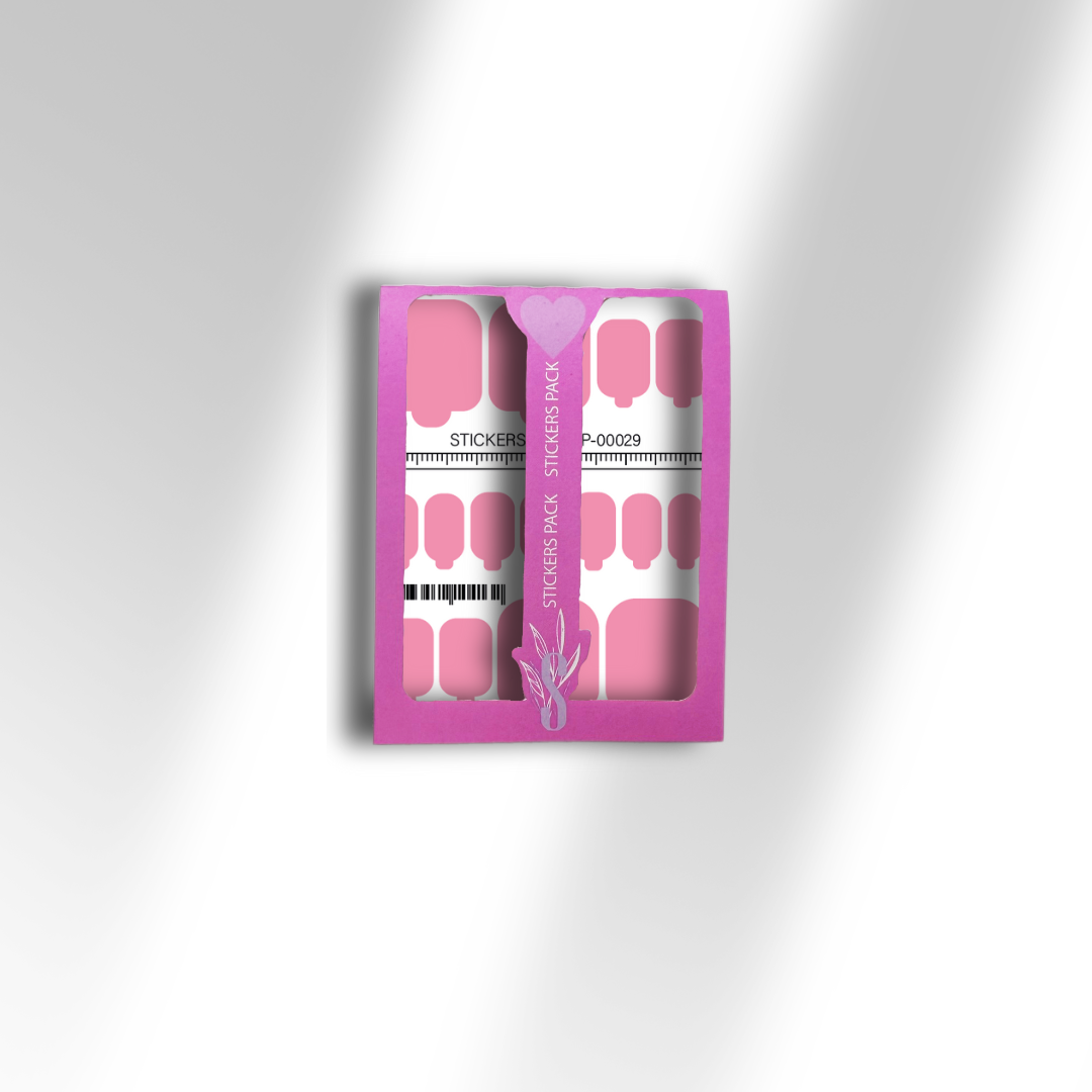 Міні-плівки для нігтів бузковий S-00028