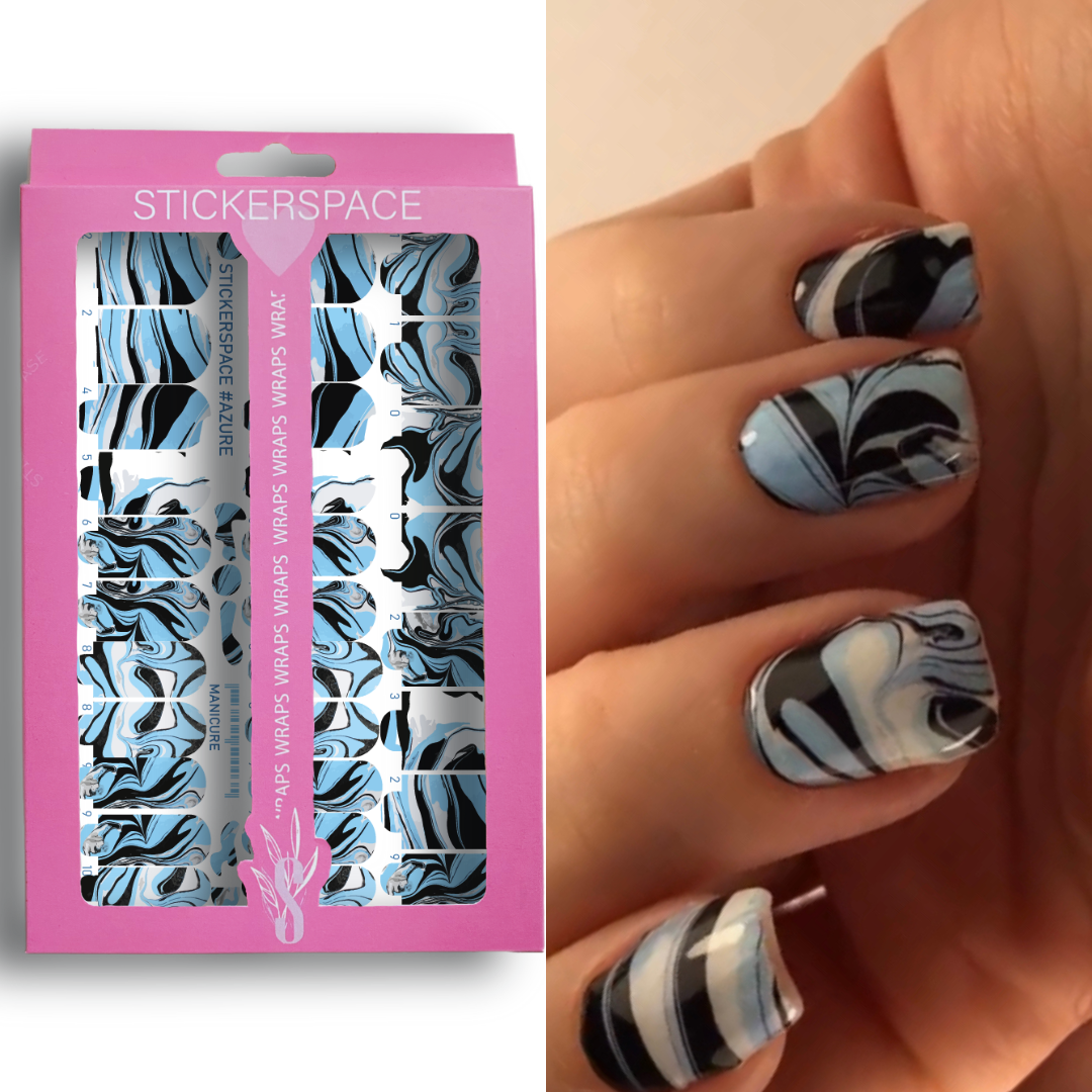 Nail wrap "Azure"