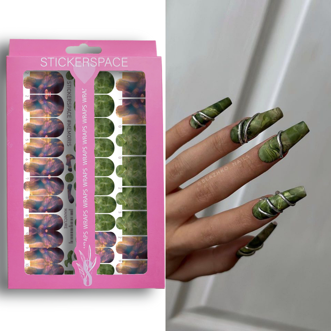 Manicure nail wrap "Memories"