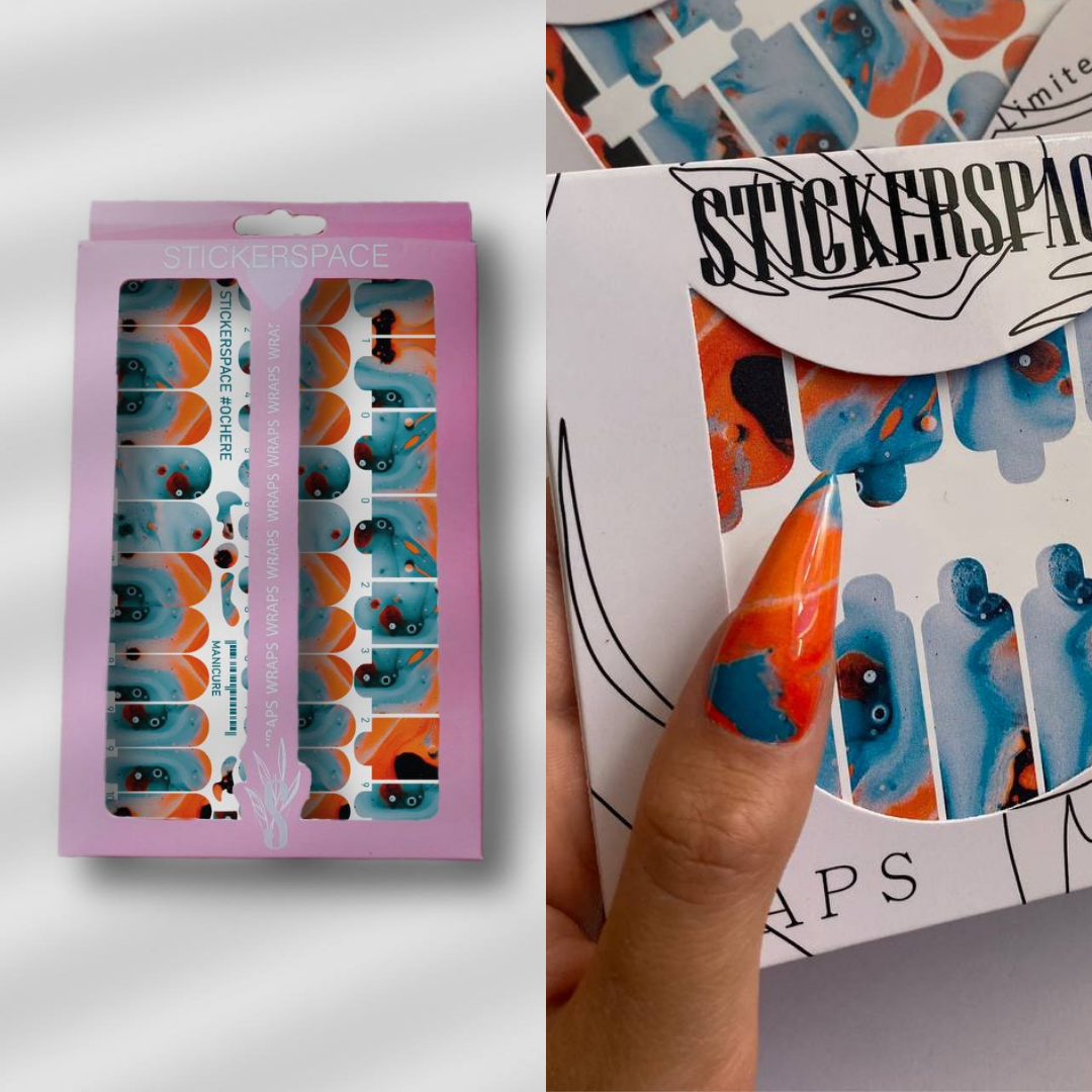 Nail wrap "Ochere"