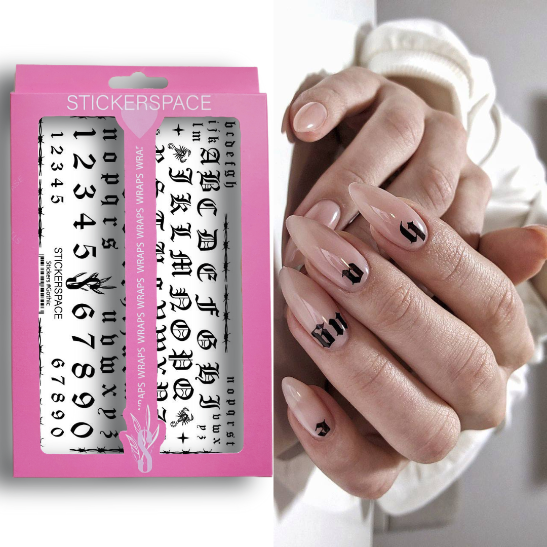 Nail stickers "Gothic"