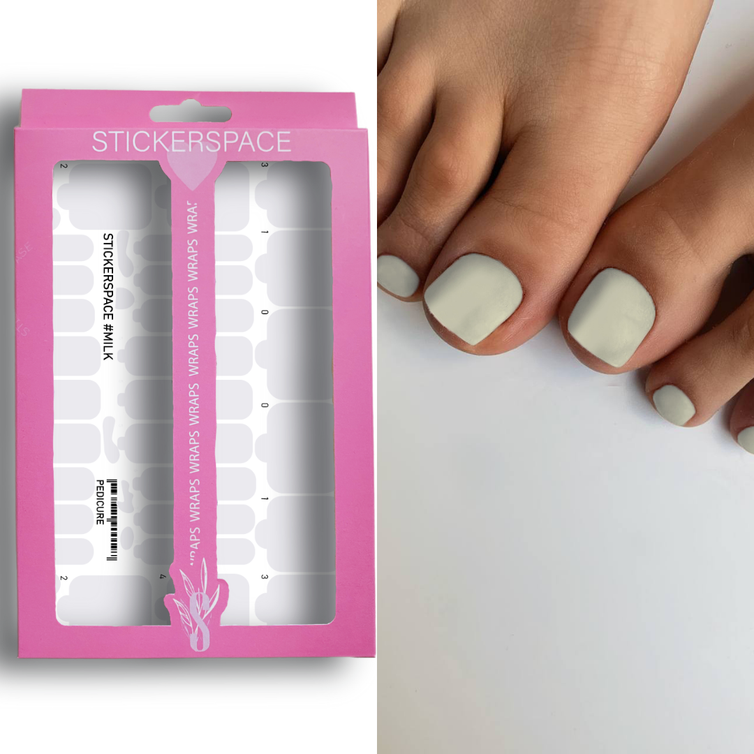 Nail wrap "Milk"