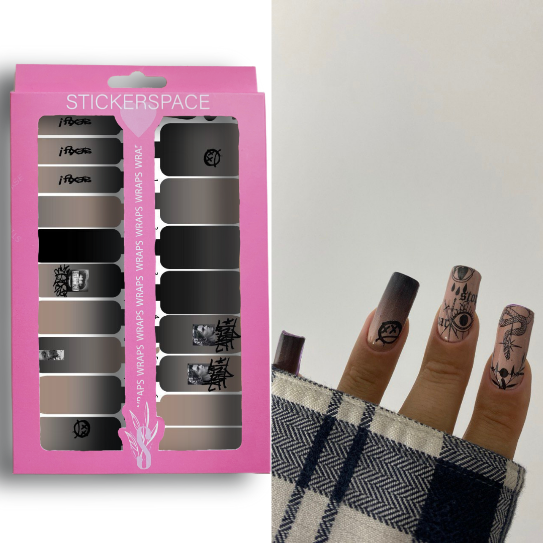 Manicure nail wrap "Aesthetics"