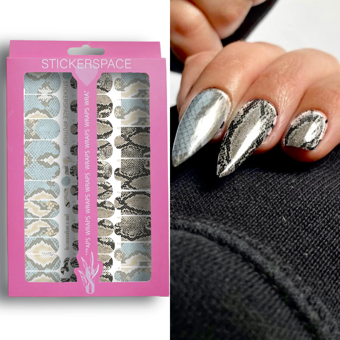 Плівки на нігті "Python"