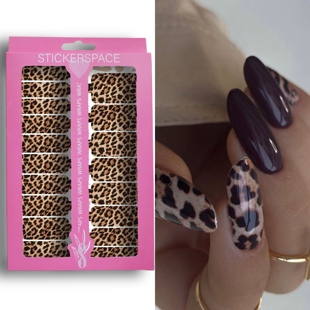 Плівки на нігті "Leopard"