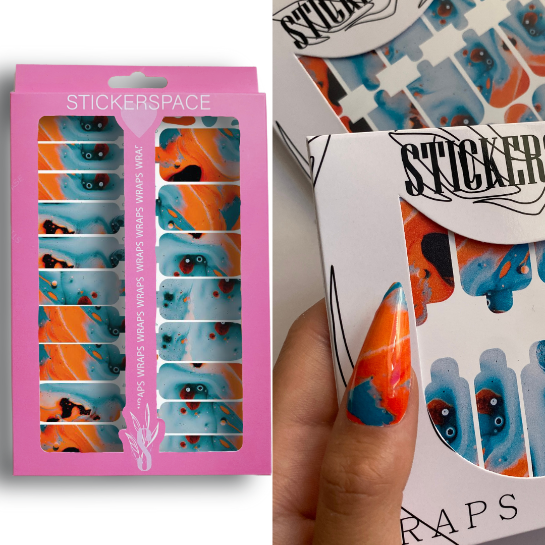 Nail wrap "Ochere"