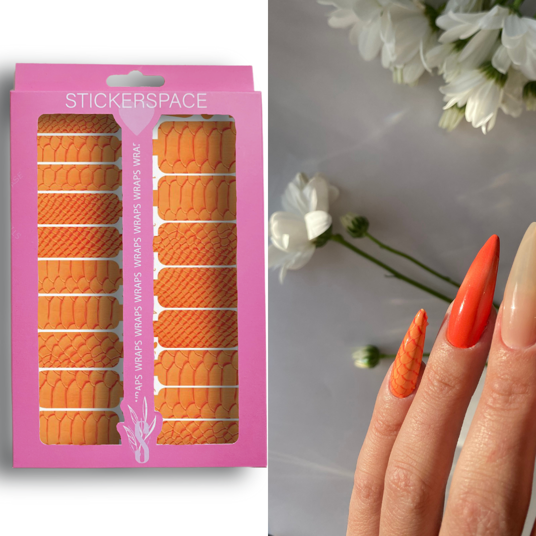 Nail wrap "Tangelo"