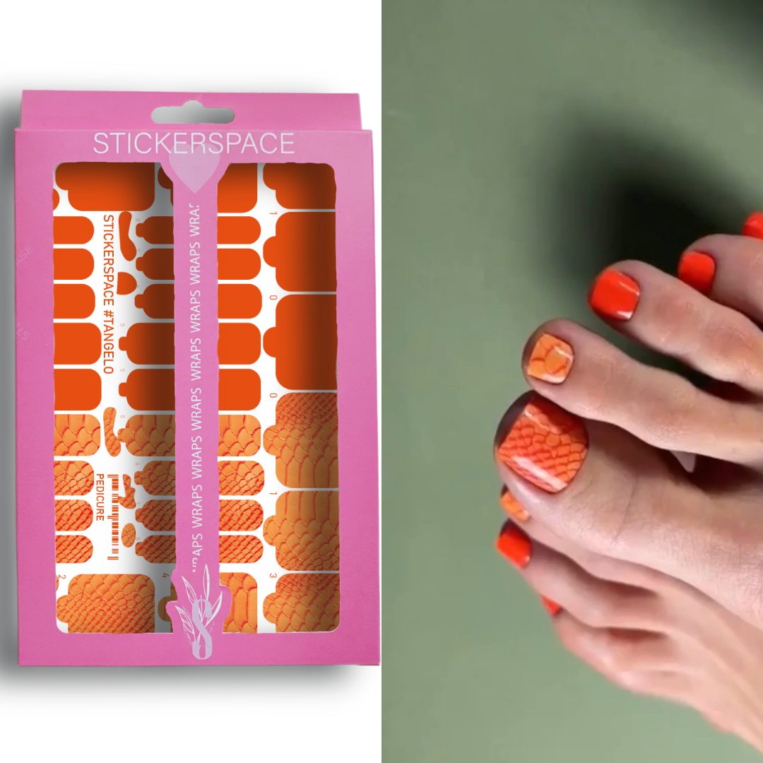 Nail wrap "Tangelo"