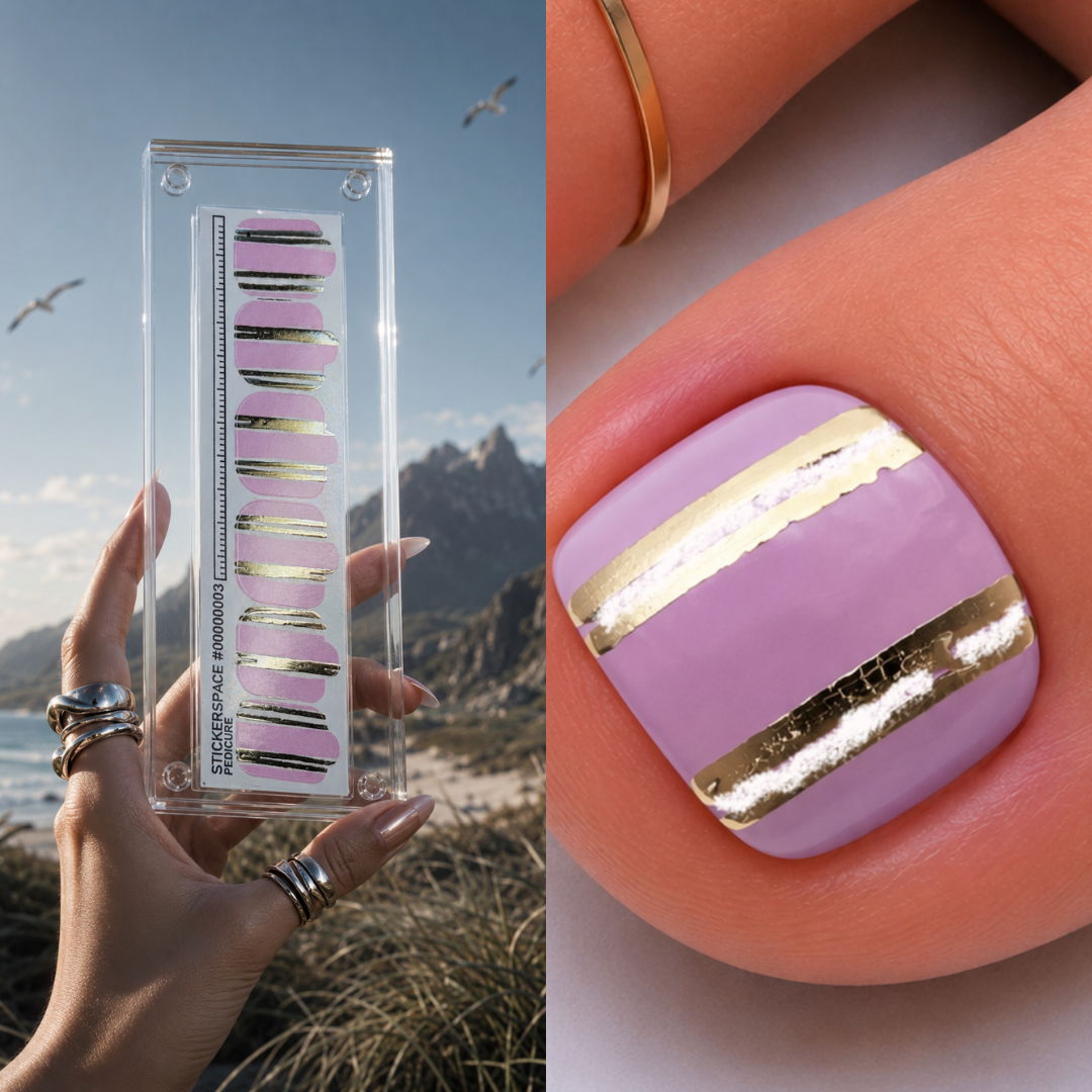 Pedicure nail wrap refills 0000008