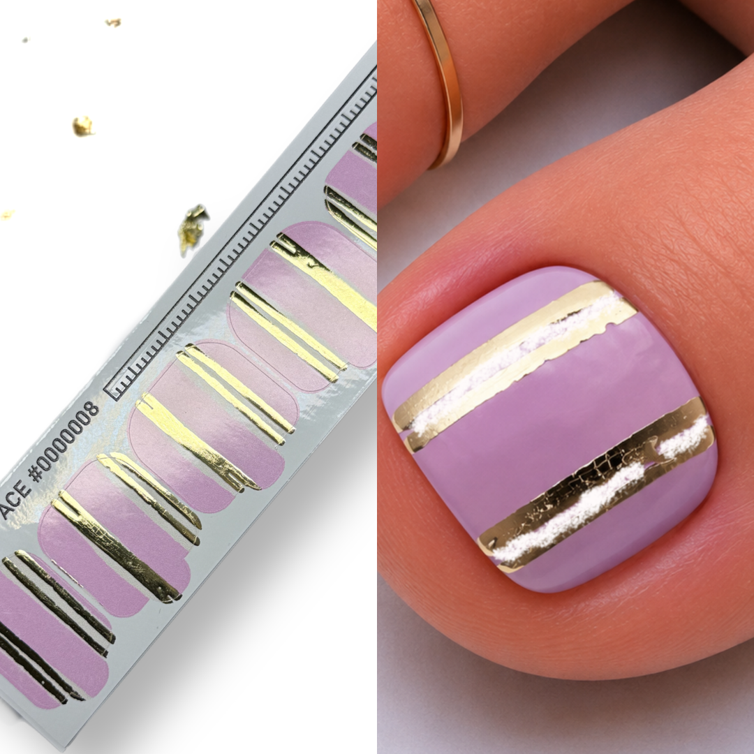 Pedicure nail wrap refills 0000008