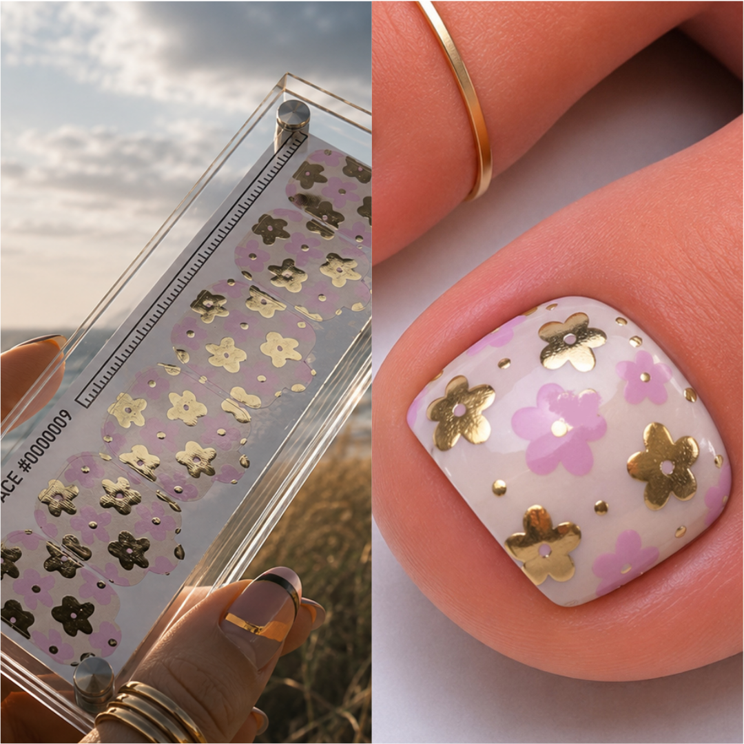 Pedicure nail wrap refills 0000009