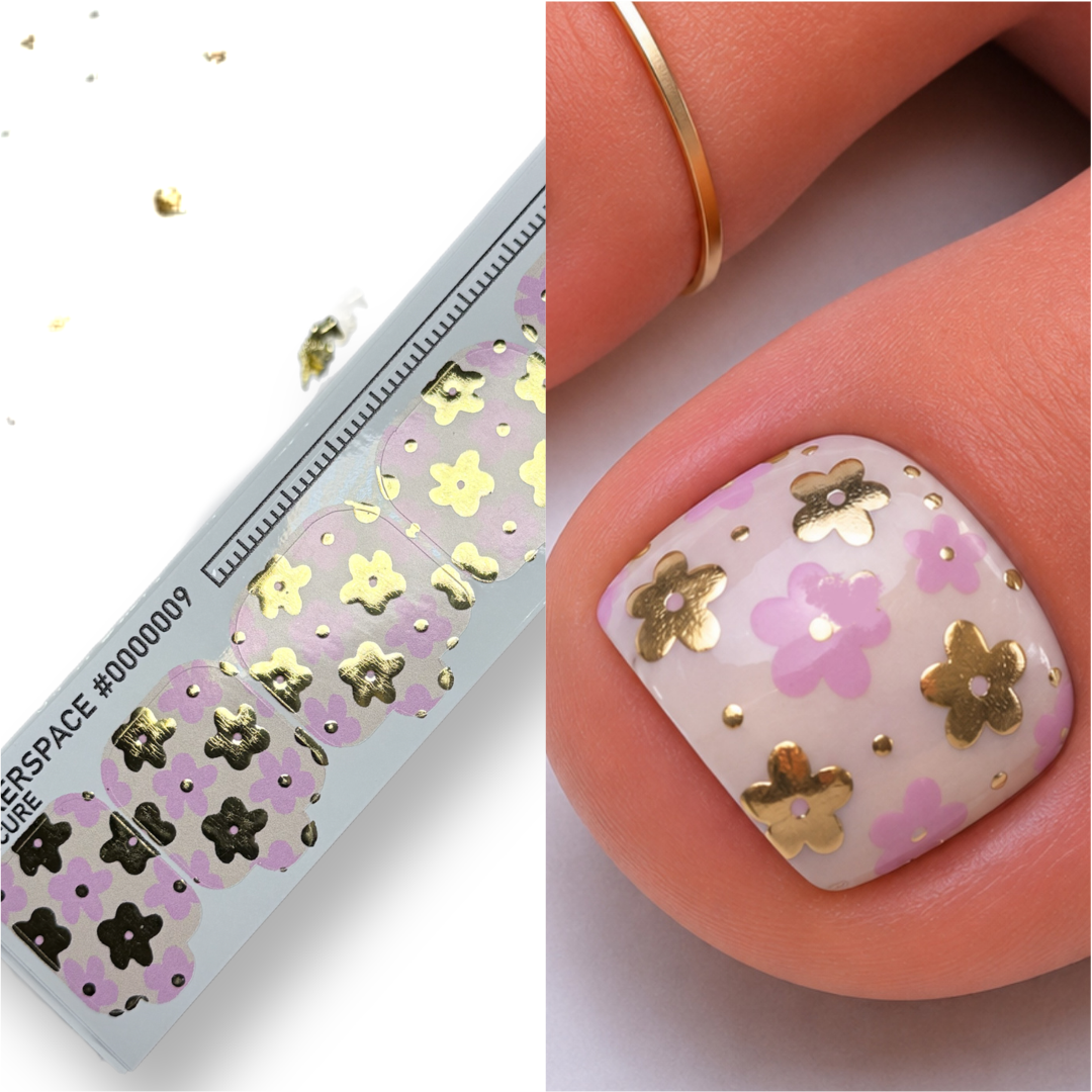 Pedicure nail wrap refills 0000009