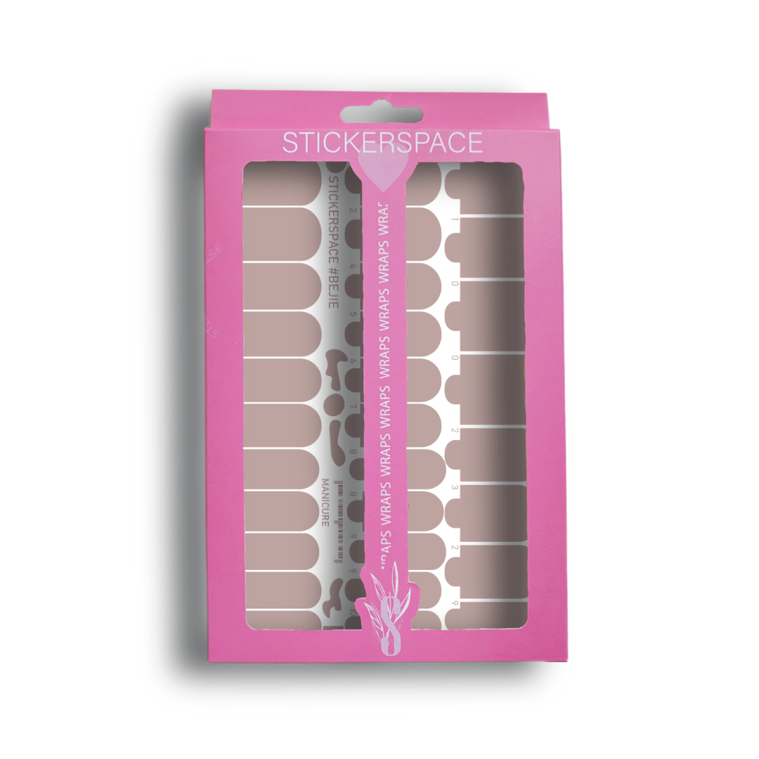 Nail wrap "Beige"