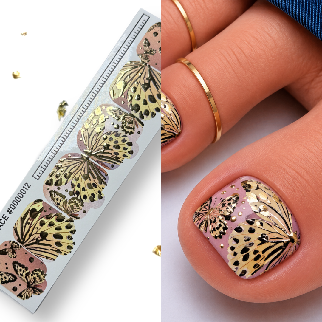 Pedicure nail wrap refills 0000012