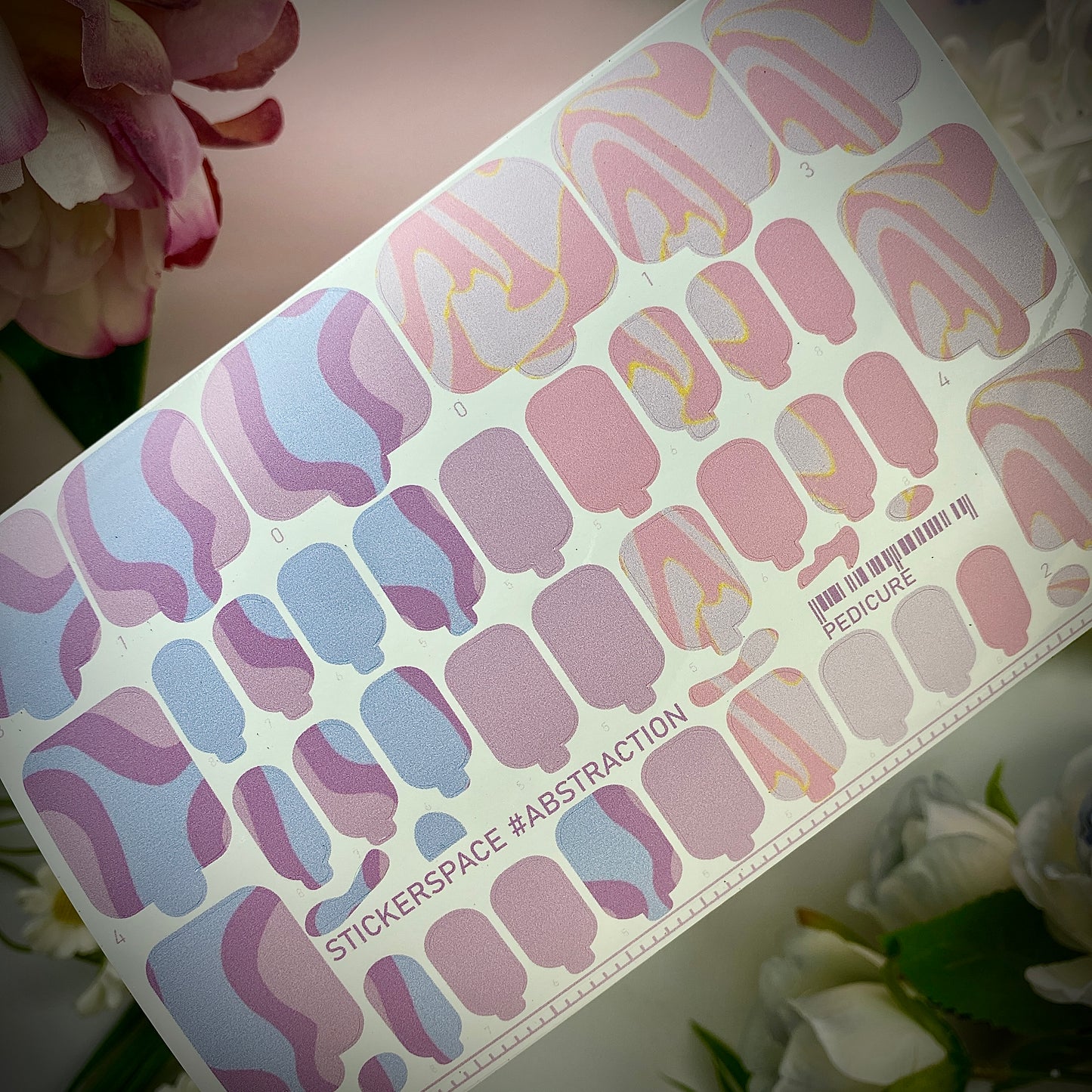 Плівки педикюрні "Abstraction"