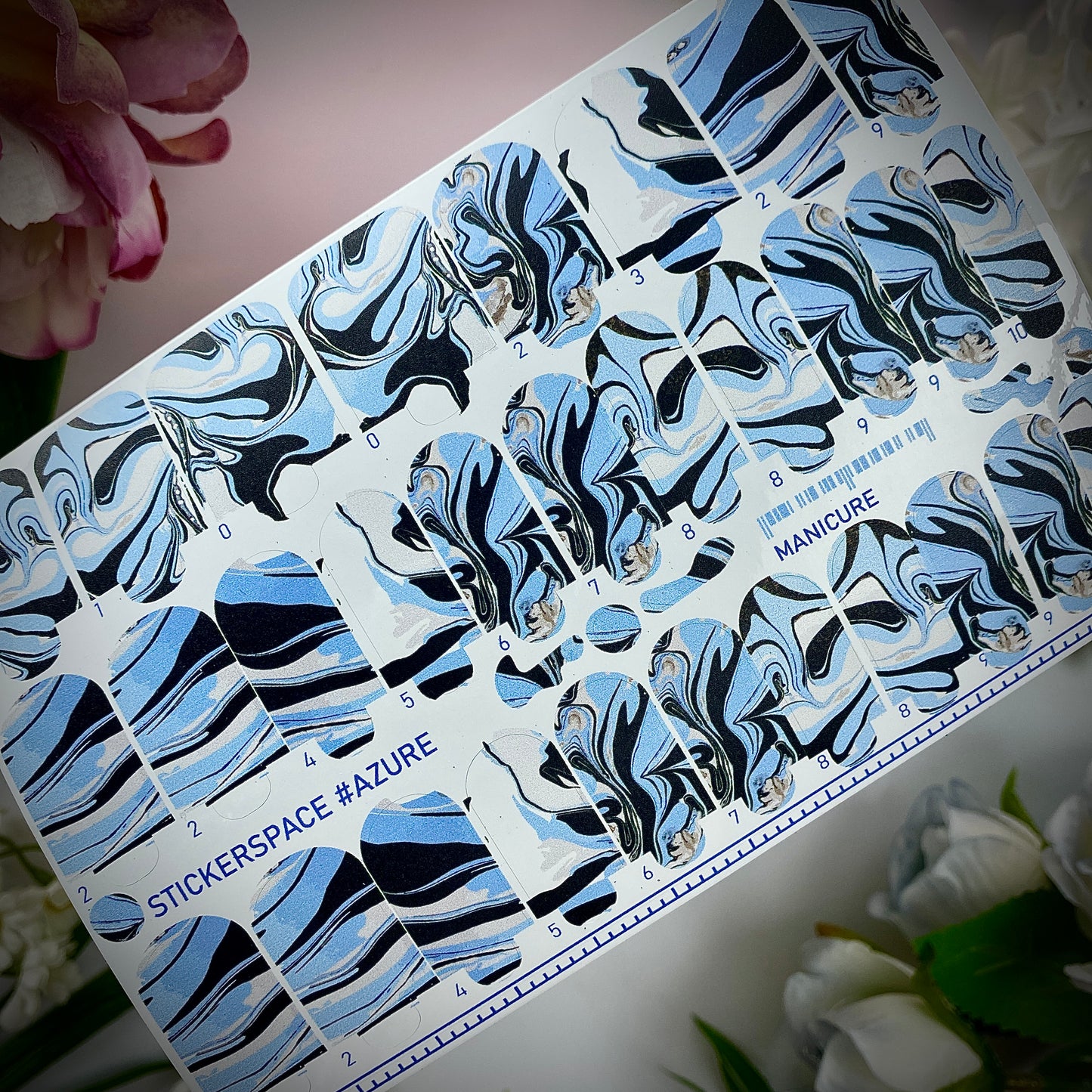 Nail wrap "Azure"