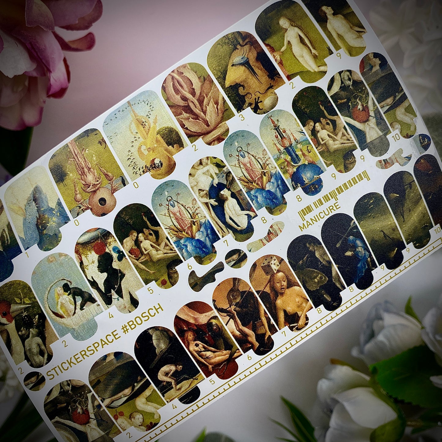 Nail wrap "Bosch"