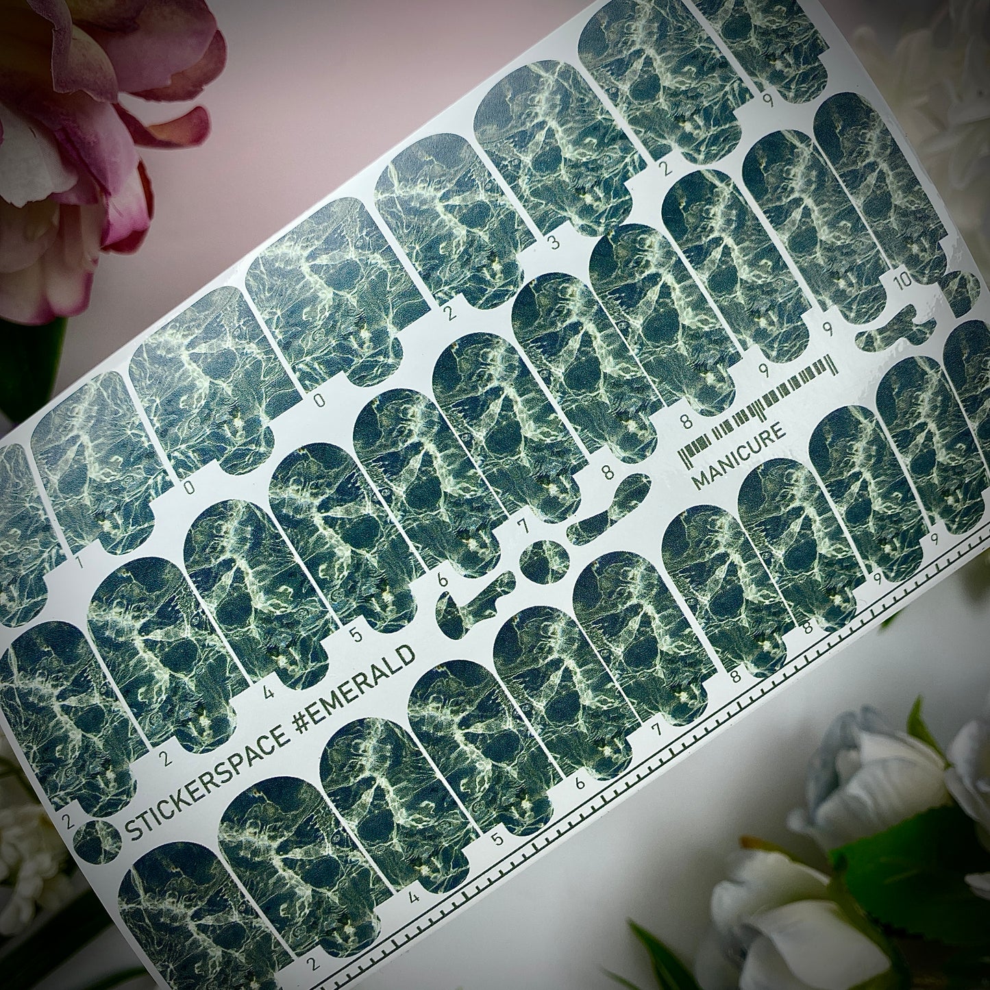 Nail wrap "Emerald"