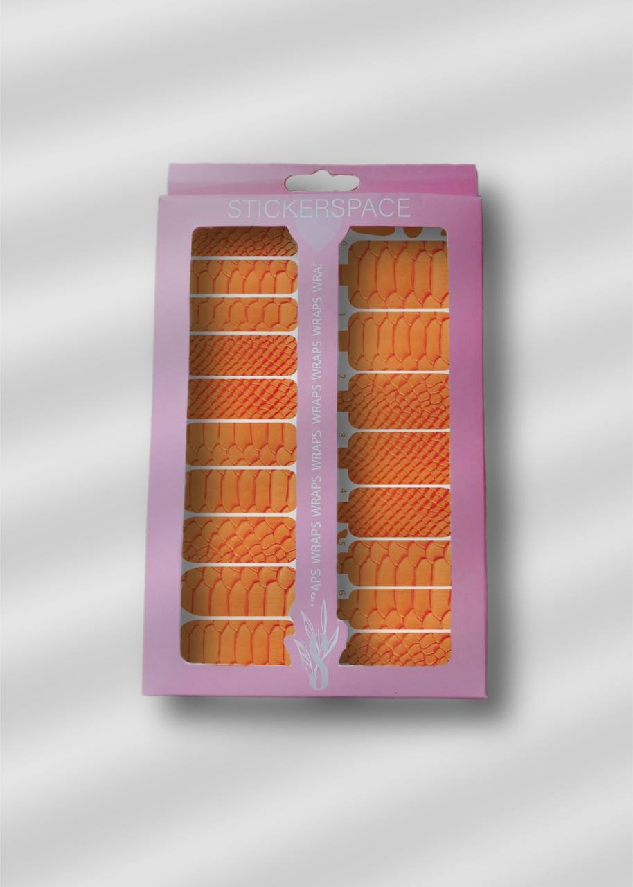 Nail wrap "Tangelo"