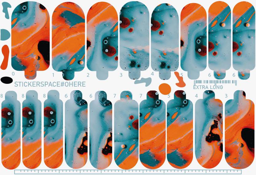 Nail wrap "Ochere"