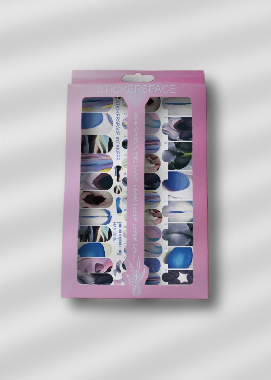 Nail wrap "O`Keeffe"