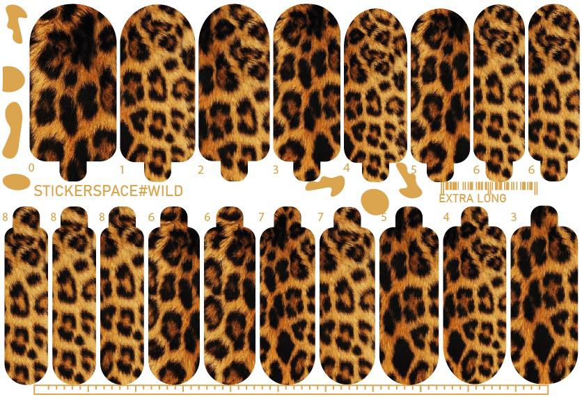 Nail wrap "Wild"