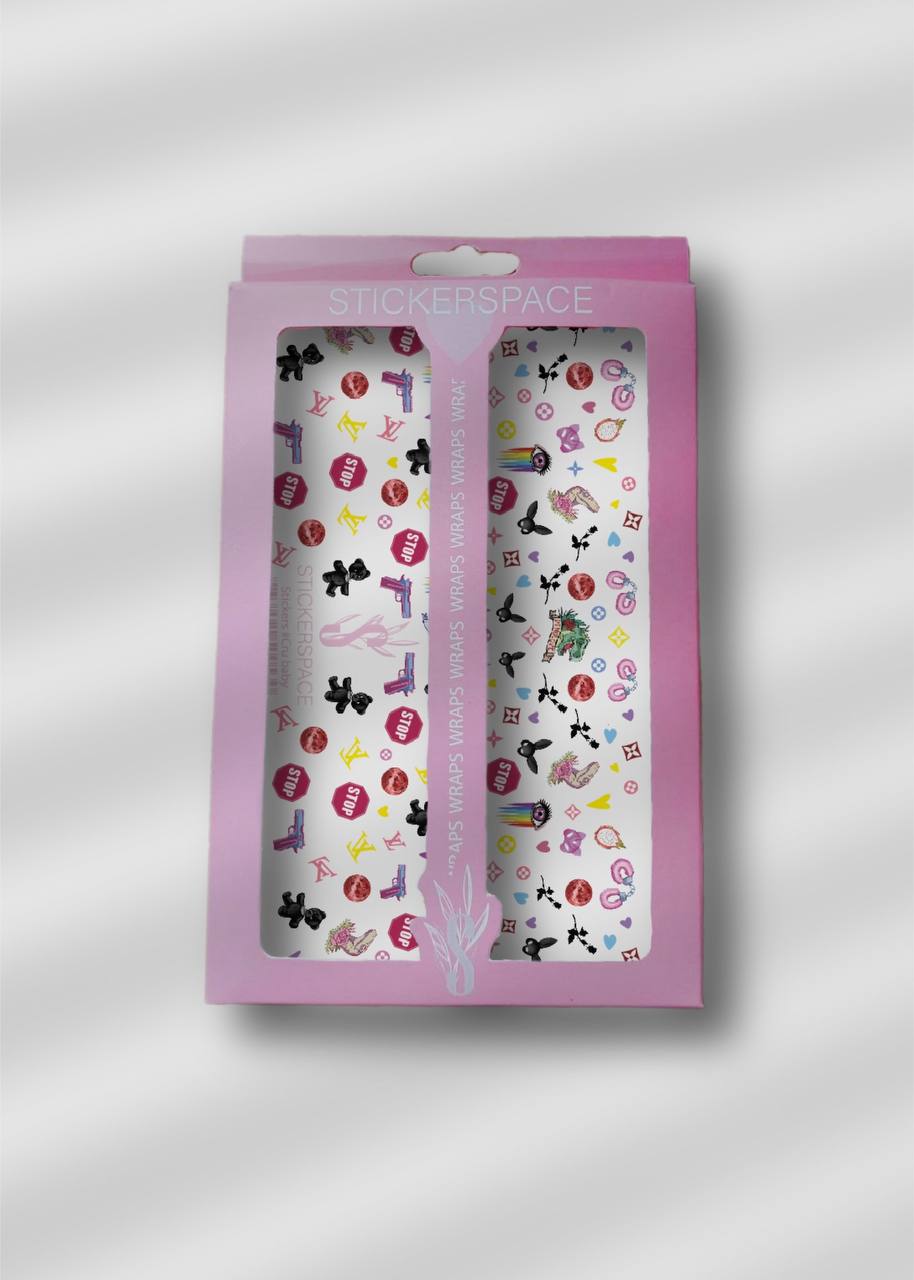 Nail stickers "Cry Baby"