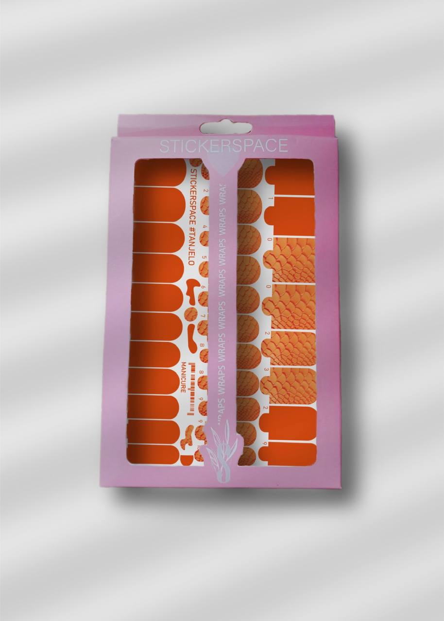 Nail wrap "Tangelo"