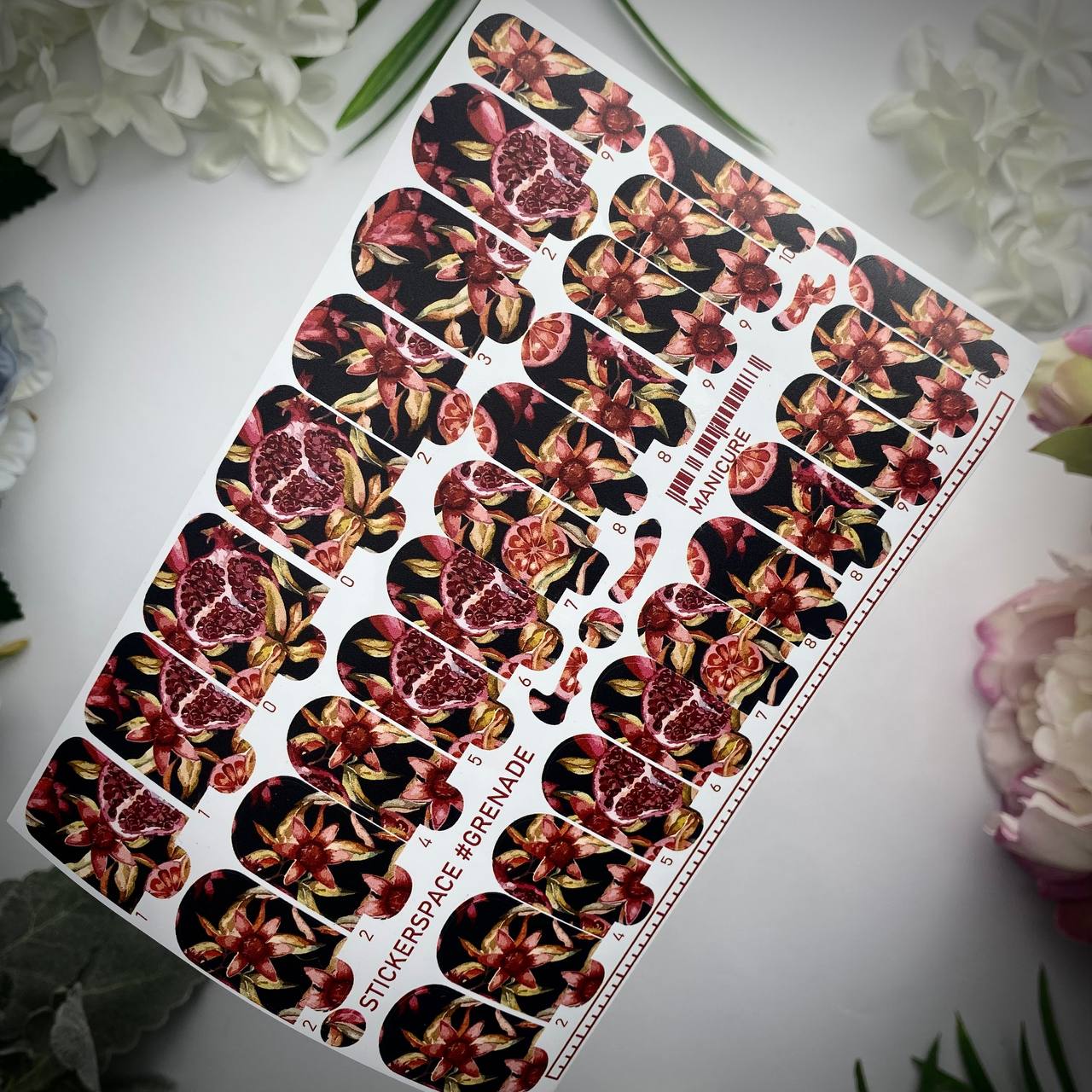 Плівки на нігті "Grenade"