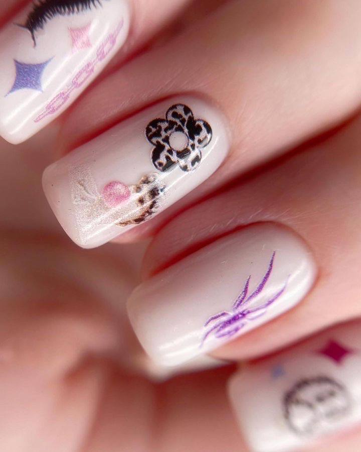 Nail stickers "David"
