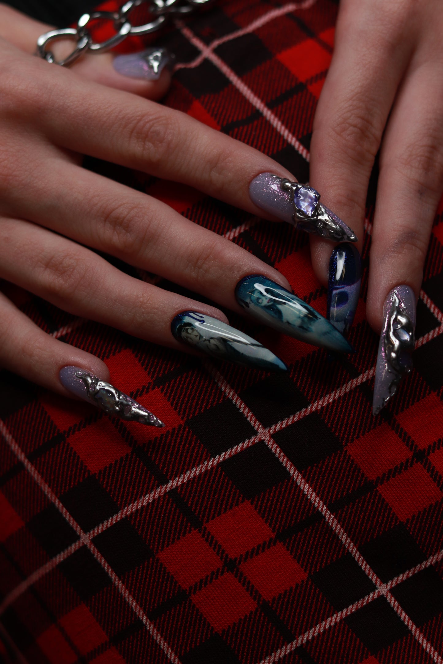 Nail wrap "Corpse Bride XL"