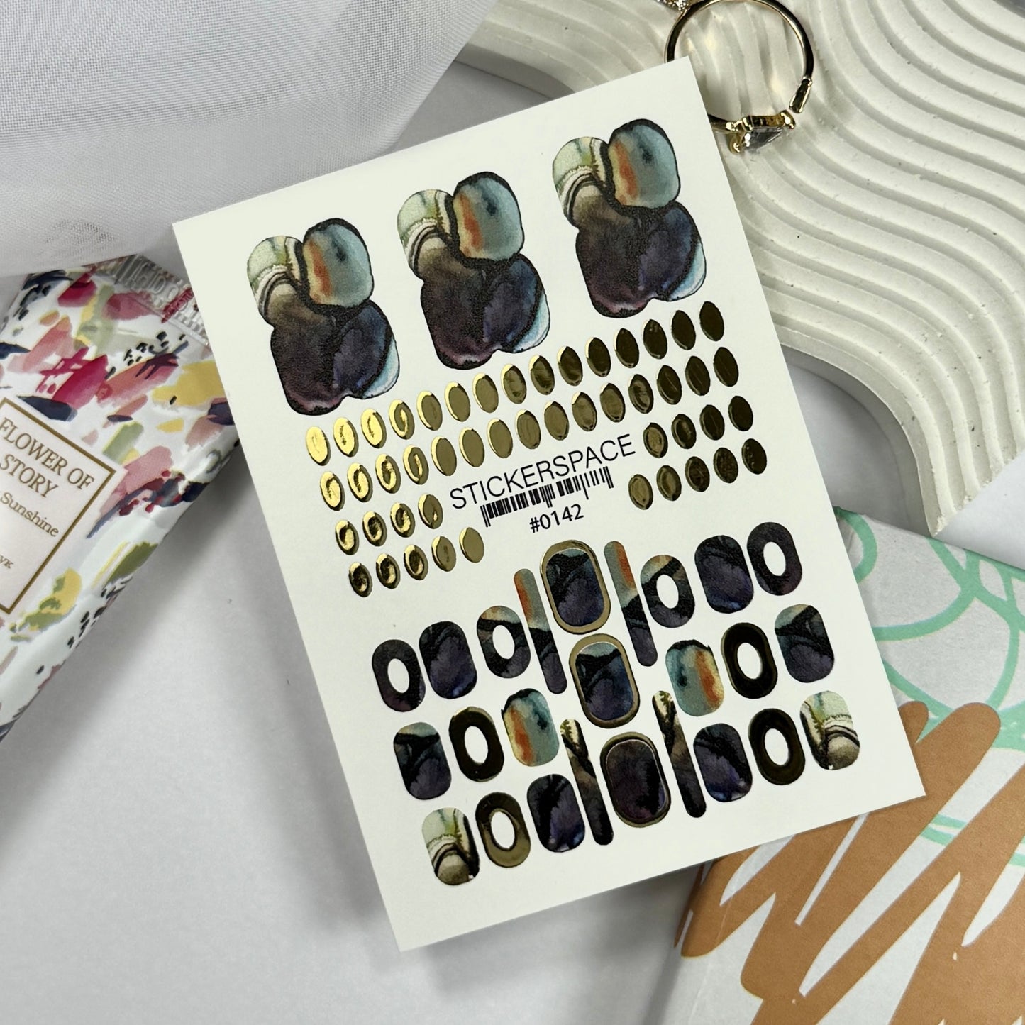 Комбіновані слайдери для нігтів - 0196